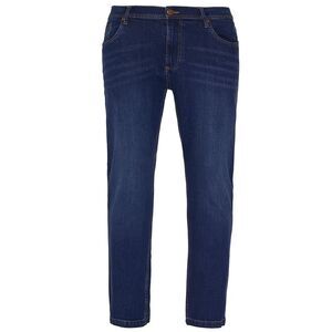 So Denim Mens Leo Washed Straight Jeans / Dark Blue